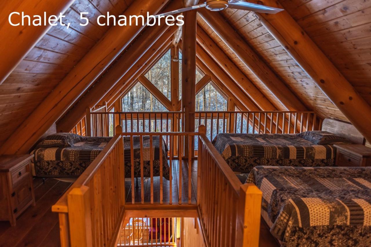 Chalets Et Spa Lac Saint-Jean Chambord Exterior foto