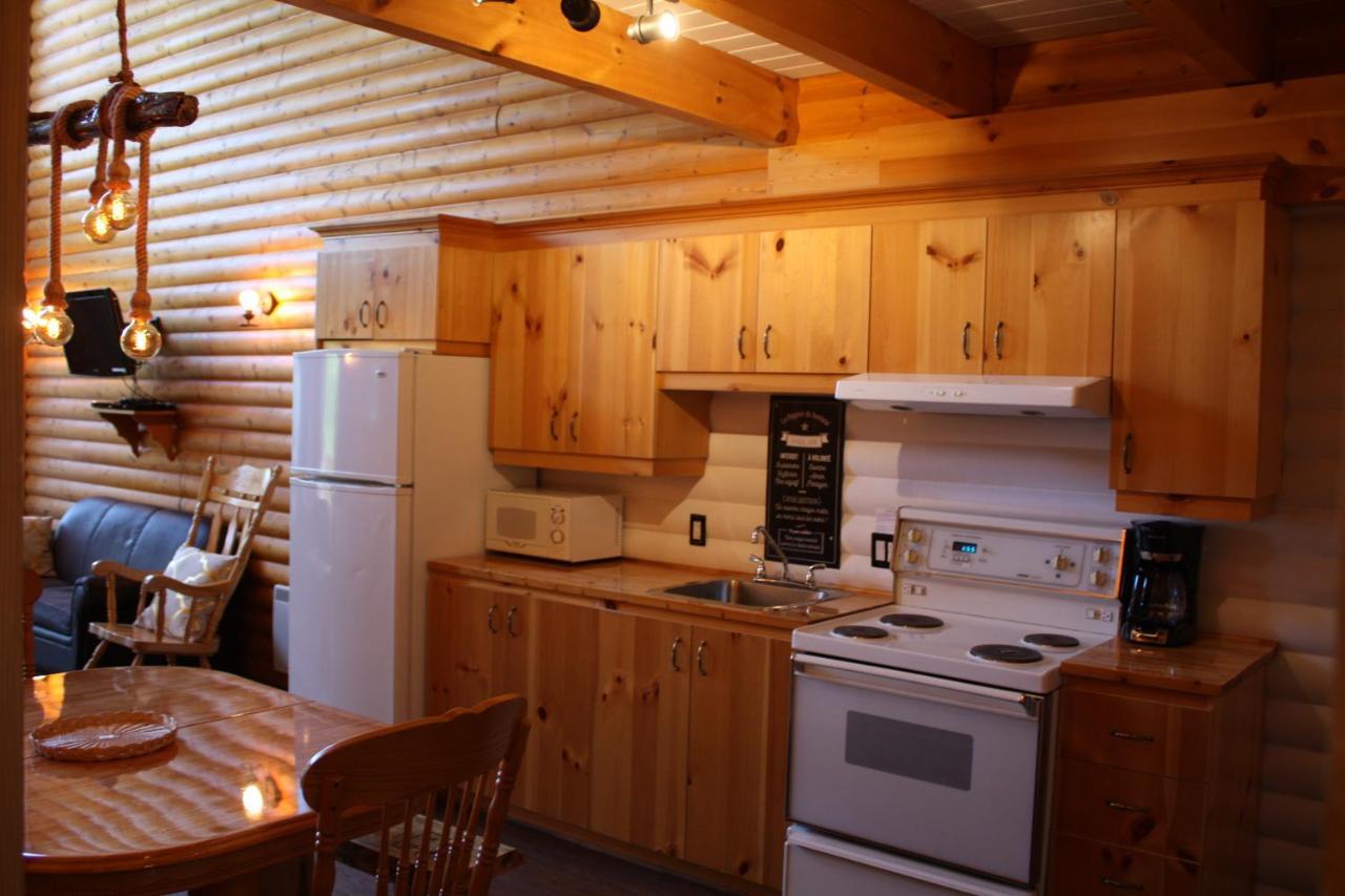 Chalets Et Spa Lac Saint-Jean Chambord Exterior foto